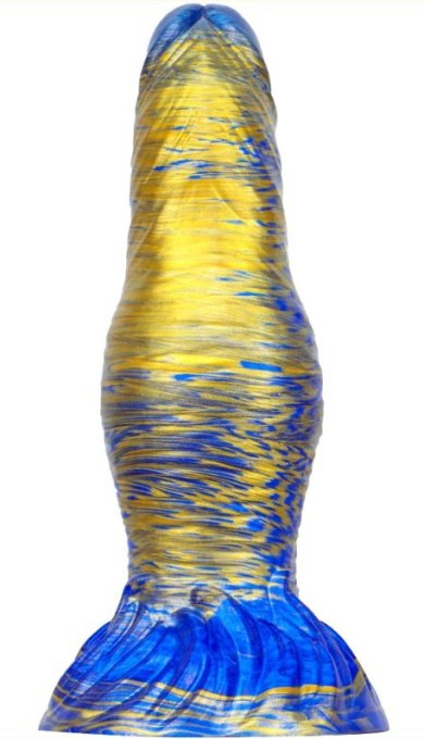 Gode Fantasy Duxel 17 x 6cm Bleu-doré
