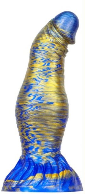 Gode Fantasy Duxel 17 x 6cm Bleu-doré