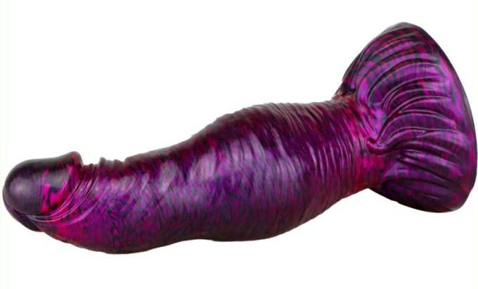 Gode Fantasy Duxel 17 x 6cm Violet-Noir