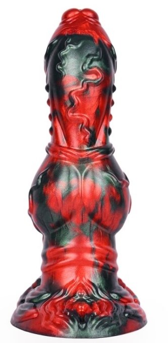 Gode Florix 20 x 7cm Noir et Rouge