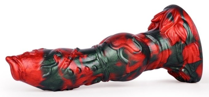 Gode Florix 20 x 7cm Noir et Rouge