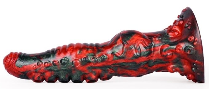 Gode Fantasy GAKARIX 20 x 5.5cm Noir et Rouge