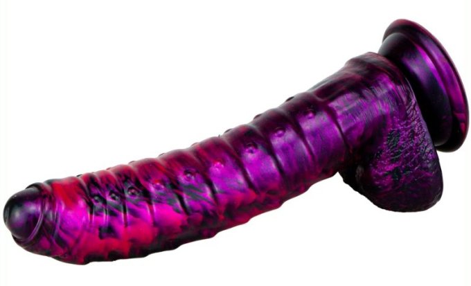 Gode Fantasy Gasix 16 x 4cm Violet-Noir