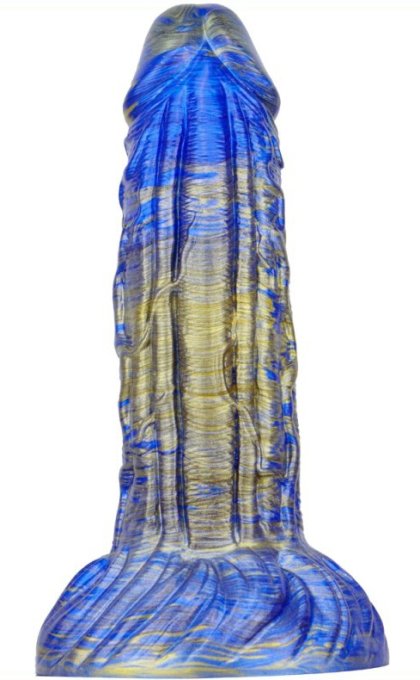 Gode Fantasy Gentax 16 x 5cm Bleu-Doré