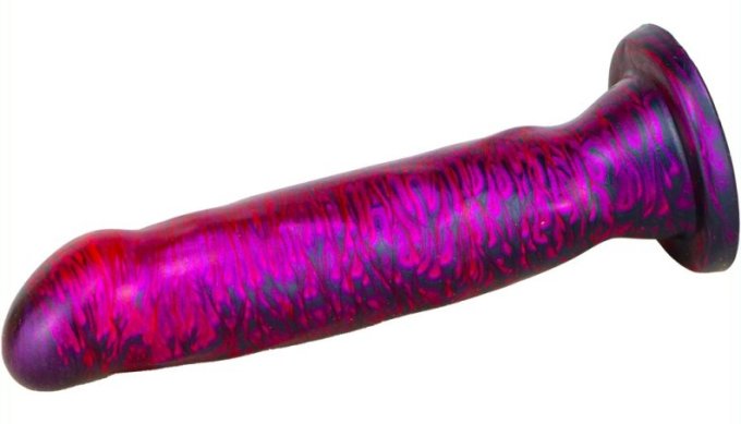 Gode Fantasy Marbex 19 x 4cm Violet-Noir