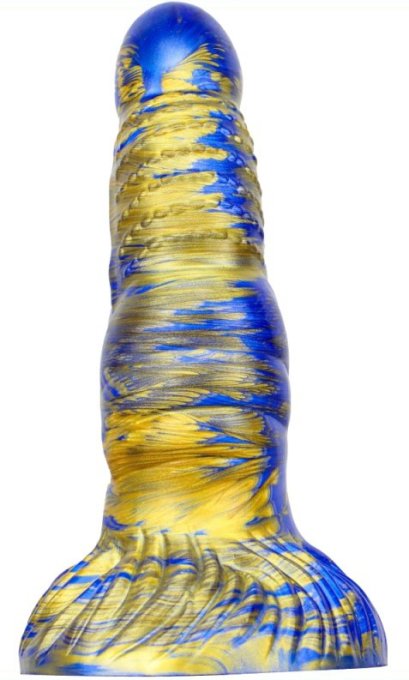 Gode Fantasy Nirp 15 x 5.3cm Bleu-Doré