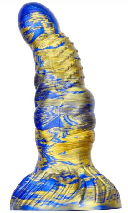 Gode Fantasy Nirp 15 x 5.3cm Bleu-Doré