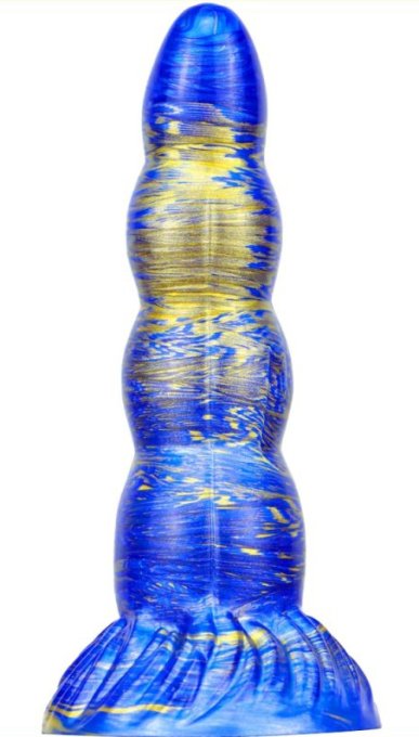 Gode Fantasy Scopio 17 x 5cm Bleu-Doré