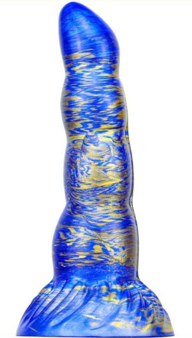 Gode Fantasy Scopio 17 x 5cm Bleu-Doré