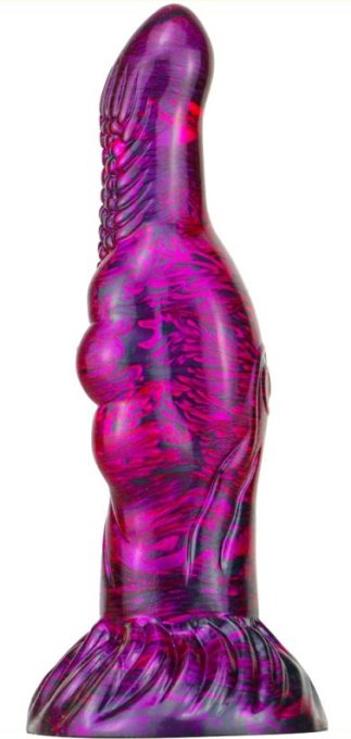 Gode Fantasy Skurix 19 x 5.5cm Violet-Noir