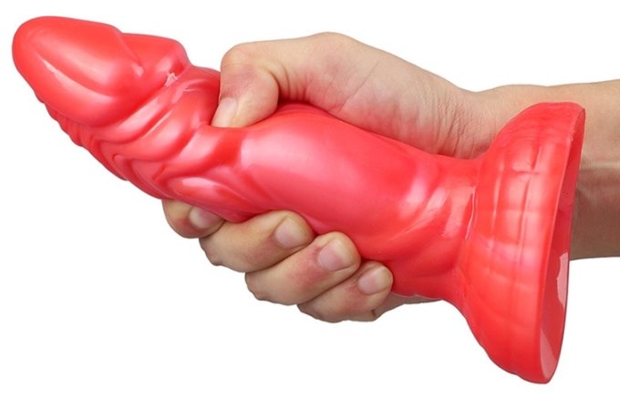 Gode Fantasy Snaky 17 x 5.5cm Rouge