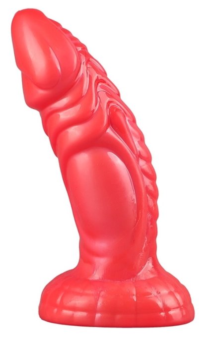 Gode Fantasy Snaky 17 x 5.5cm Rouge