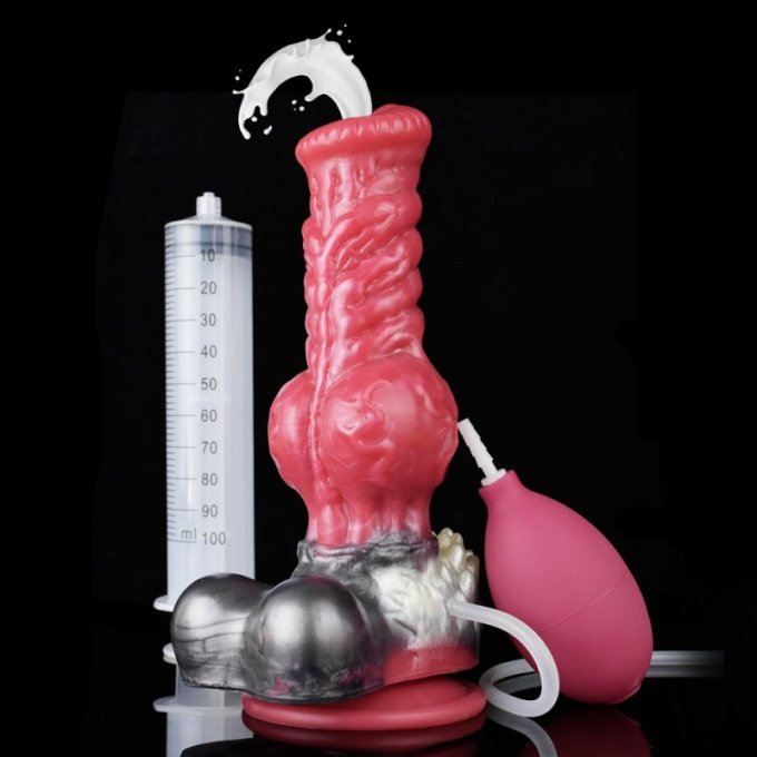 Gode Furry Éjaculateur WOLF SQUIRT M 21 x 7.5cm