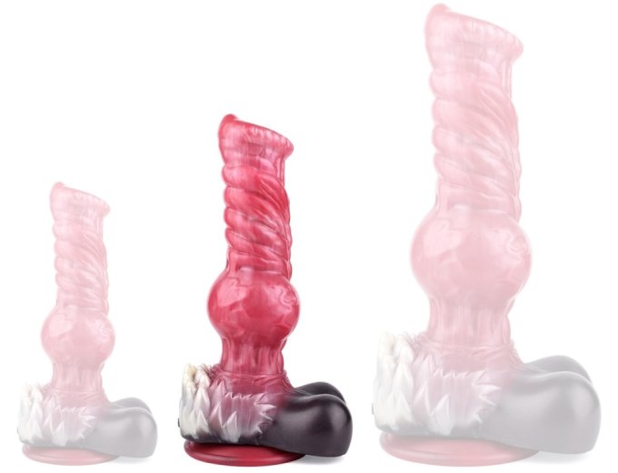 Gode Furry Wolf M 21 x 7.5cm