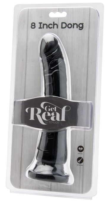 Gode Get Real 20 x 4cm Noir