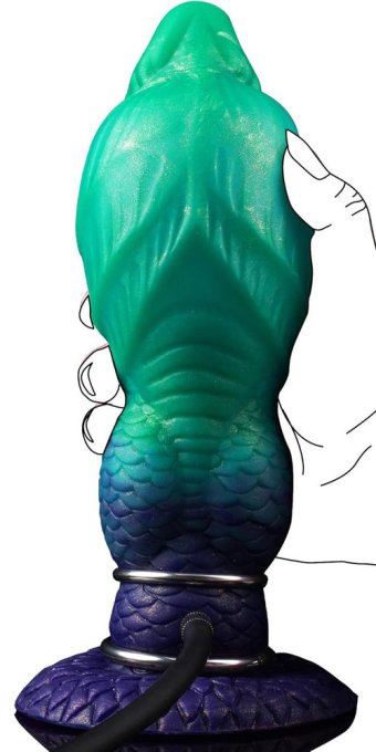 Gode gonflable Dragontick 16 x 5.3cm