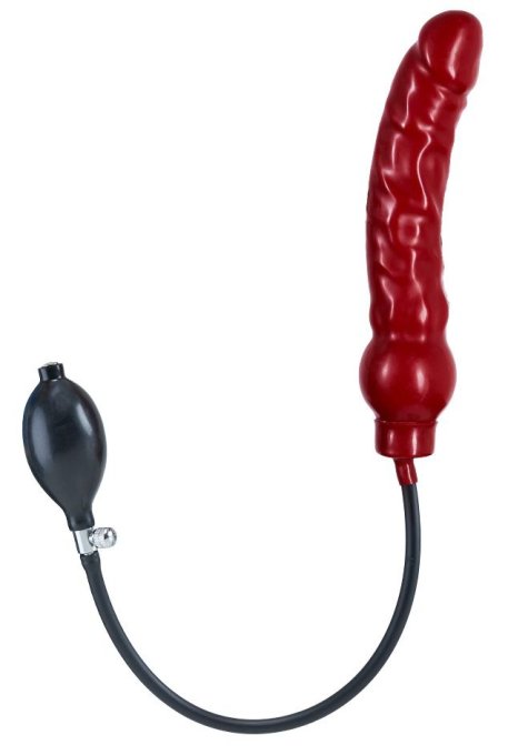 Gode gonflable Inflatable XL Latex Rouge 20 x 4.5cm