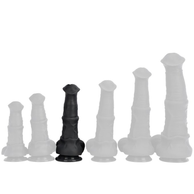 Gode Horse Centaura L 18 x 6.5cm Noir