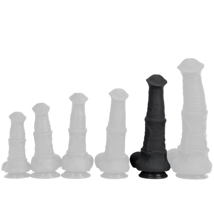 Gode Horse Centaura Xxl 23 x 8cm Noir