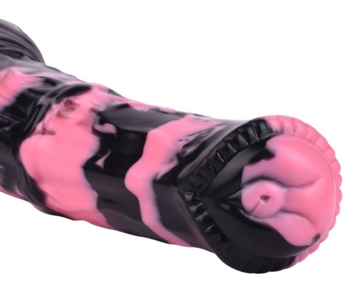 Gode Horse Hurulf S 18 x 4.7cm Noir-Rose