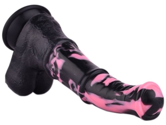 Gode Horse Tinulf M 19 x 5cm Noir-Rose