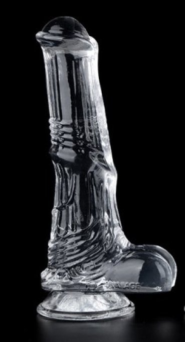 Gode Horse Transparent Whispy M 15 x 4.2cm