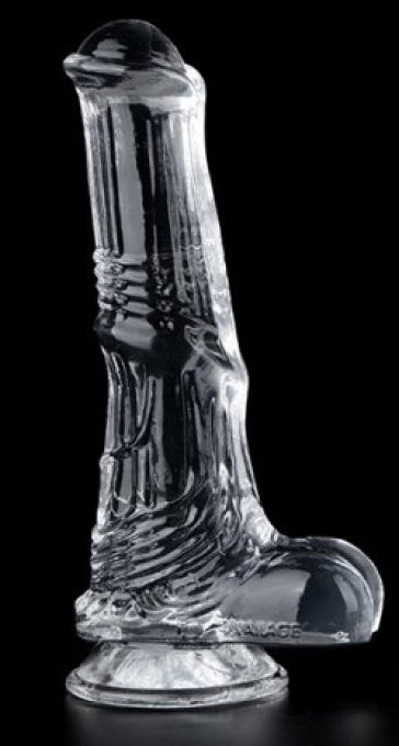 Gode Horse Transparent Whispy XL 19 x 5.5cm