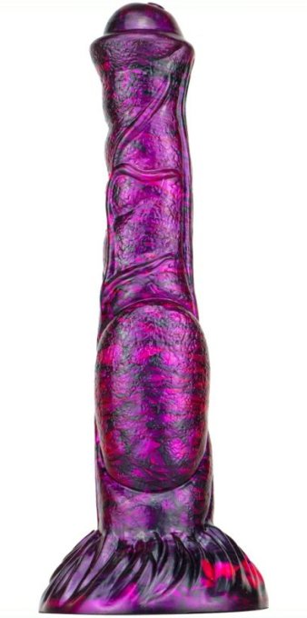 Gode Jumbox 21 x 5.5cm Violet-Noir