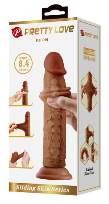 Gode Keon 18 x 4cm Marron