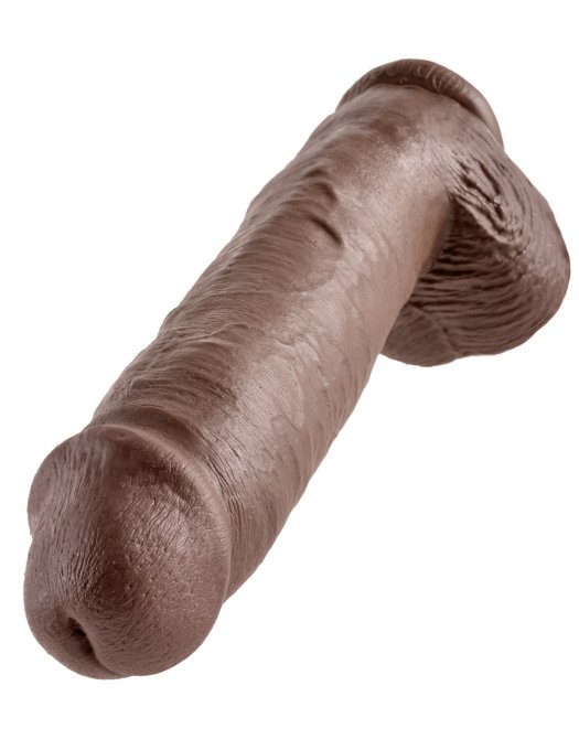 Gode King Cock 24 x 6 cm Marron