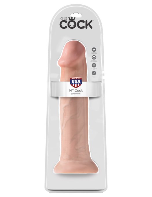 Gode King Cock 32.5 x 8 cm Flesh