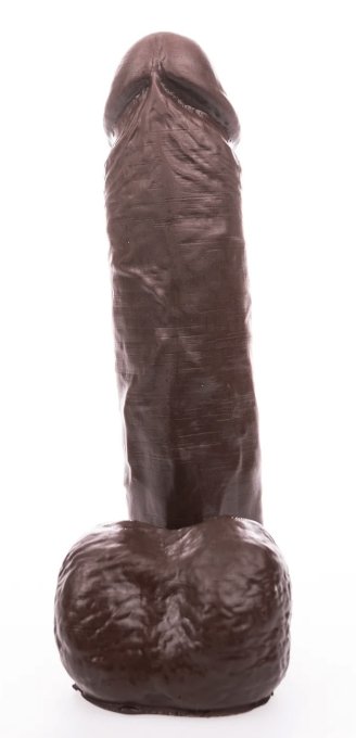 Gode Lil M Hung System 20 x 5.5 cm Marron