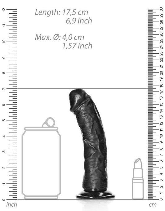 Gode Little Curved ReakRock 15.5 x 3.7 cm Noir