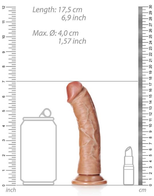 Gode Little Curved RealRock 15.5 x 3.7 cm Latino