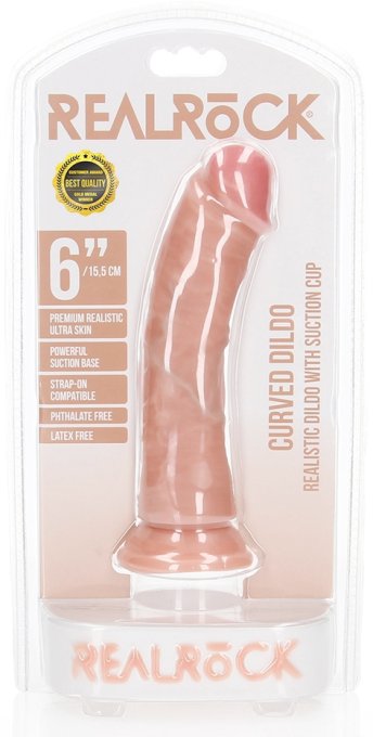 Gode Little Curved RealRock 15.5 x 3.7 cm