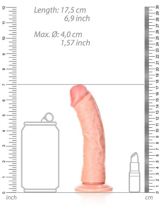 Gode Little Curved RealRock 15.5 x 3.7 cm