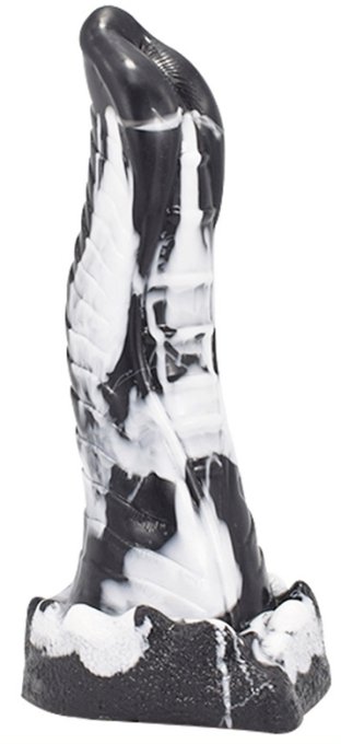 Gode Lizard 20 x 5cm Noir-Blanc