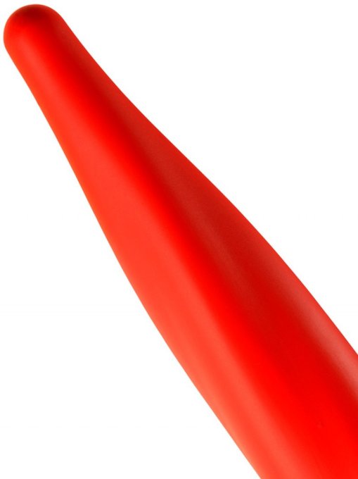 Gode long Stretch Worm N°1 - 39 x 3cm Rouge