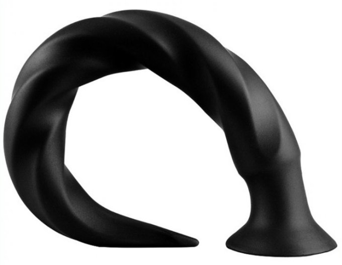 Gode long Tail S 34 x 3.5cm Noir