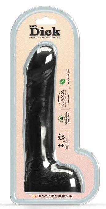 Gode Lorenzo The Dick 19 x 5 cm Noir