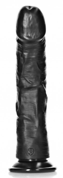 Gode Mega Curved RealRock 25 x 5.6cm Noir