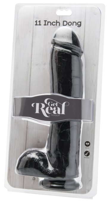 Gode Mega Tommy 22 x 6cm Noir