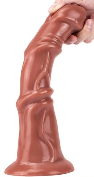 Gode Monster Big Pony 30 x 7.5cm Marron
