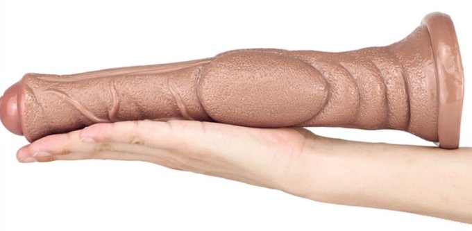 Gode Monster Dog long 26 x 6cm Marron clair