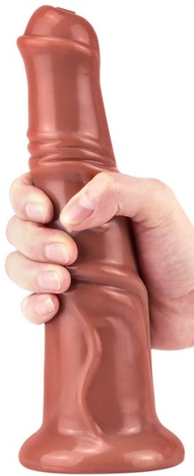 Gode Monster Pony 23 x 6cm Marron