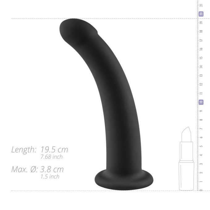 Gode Parker 17 x 3.8cm Noir