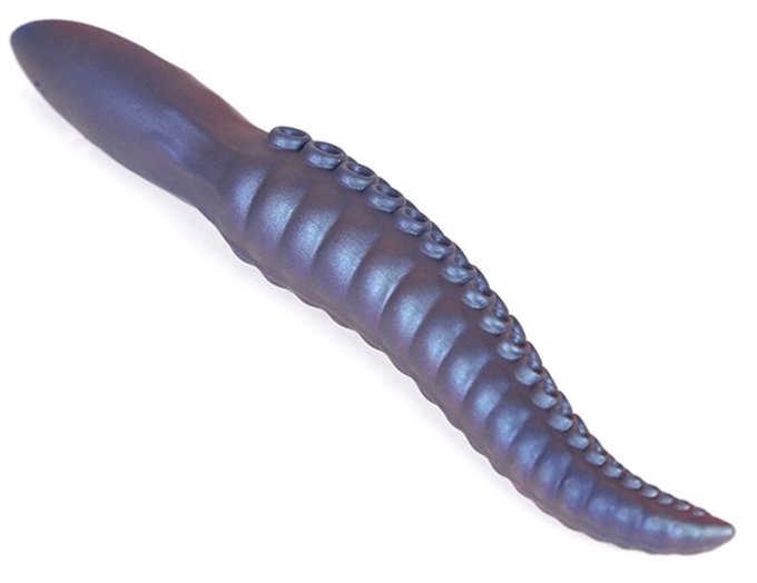 Gode poignée vibrant Chatak 16 x 3.3cm Bleu