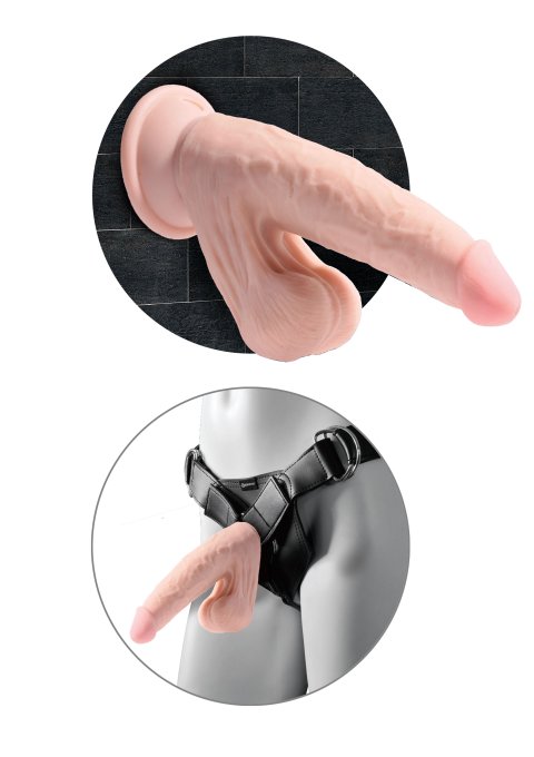 Gode réaliste 3D Cock Swinging Balls 18 x 5 cm