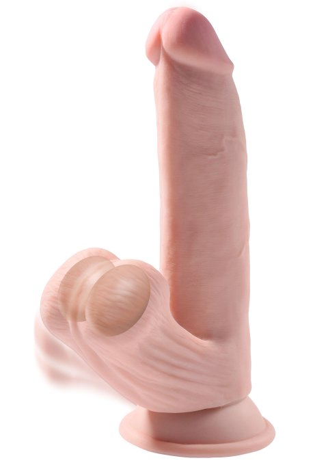 Gode réaliste 3D Cock Swinging Balls 18 x 5 cm
