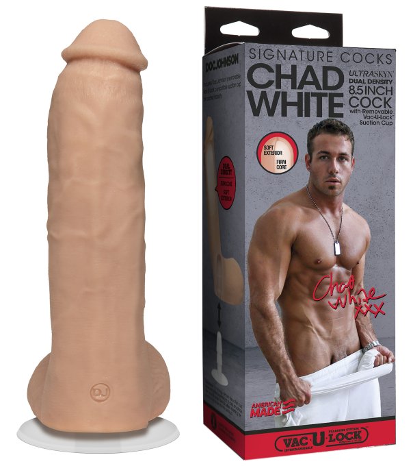 Gode réaliste Acteur Chad White 17 x 5 cm